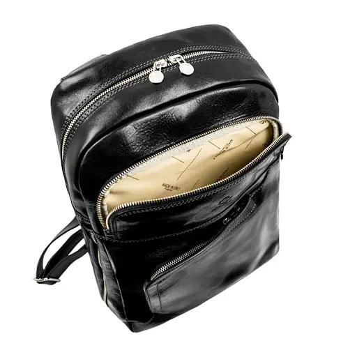 Кожаный мужской рюкзак Time Resistance 43х30х20 см sum0028458 - фото 5