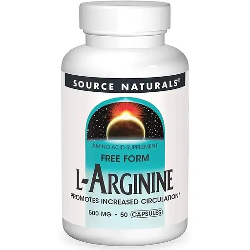 Амінокислота Source Naturals L-Arginine 500 mg, 50 капсул