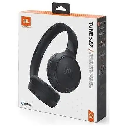 Беспроводные наушники JBL Tune 520BT (JBLT520BTBLKEU) черные - фото 2