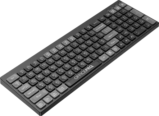 Клавіатура бездротова OfficePro SK985B Black - фото 3