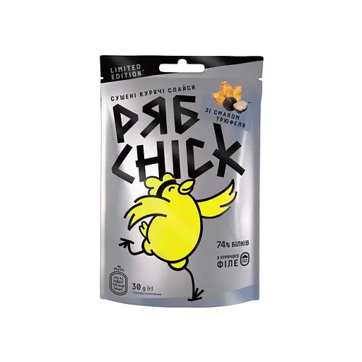 Слайси курячі РябChick сушені зі смаком Трюфеля 30 г