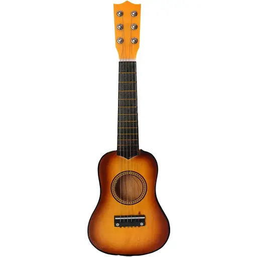 Гитара деревянная, 58 см, 6 струн, с медиатором (в ассортименте)