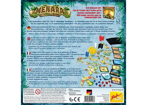 Настольная игра Zoch Менара: Ритуалы и руины (Menara - Rituals & Ruins) (англ.) (601105153) - фото 3