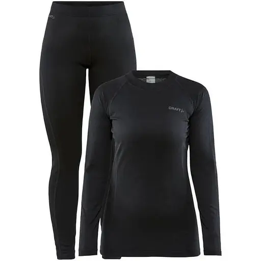 Комплект термобілизни Craft Core Warm Baselayer Set Woman Black XXL (1068-1909708 XXL 999000)