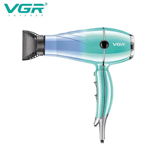 Мощный профессиональный фен VGR-452 2400W + 2 насадки - фото 6