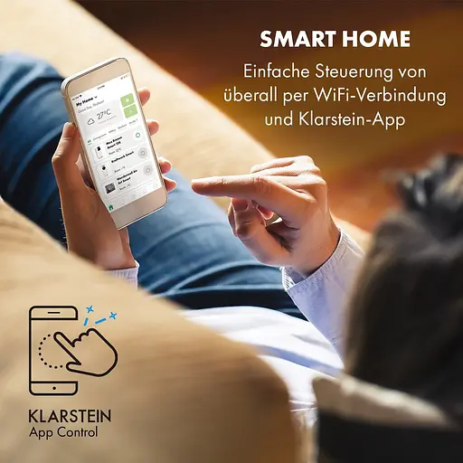 Мобильный кондиционер Klarstein Max Breeze Smart 57-95 м² (10035741) Белый - фото 6