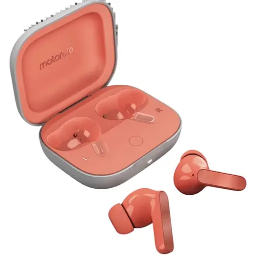Навушники TWS Motorola Moto Buds 2024 (PG38C05750) Coral Peach UA