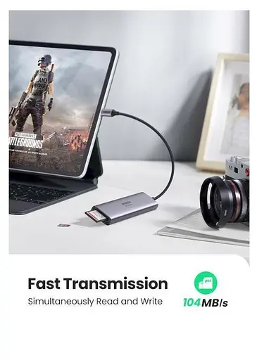 Мультипортовый адаптер - хаб Ugreen 6-in-1 Usb-C Hub Premium (60383) - фото 4