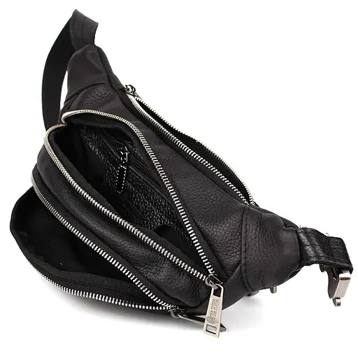 Шкіряна чоловіча сумка на пояс TARWA 11х30х5 см nsa0001311 - фото 2