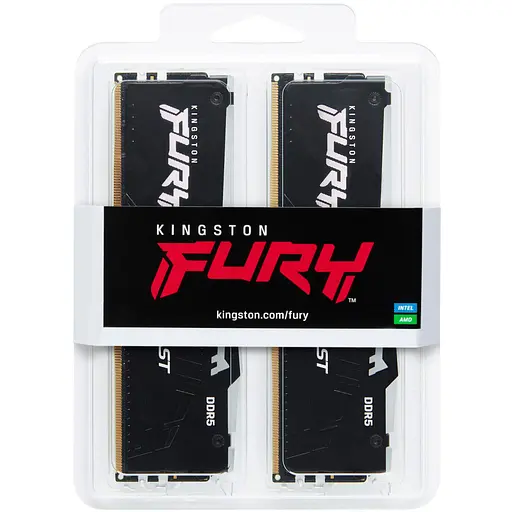 Модуль пам'яті для комп'ютера DDR5 16GB (2x8GB) 5600 MHz FURY Beast RGB Kingston Fury (ex.HyperX) (KF556C36BBEAK2-16) - фото 6