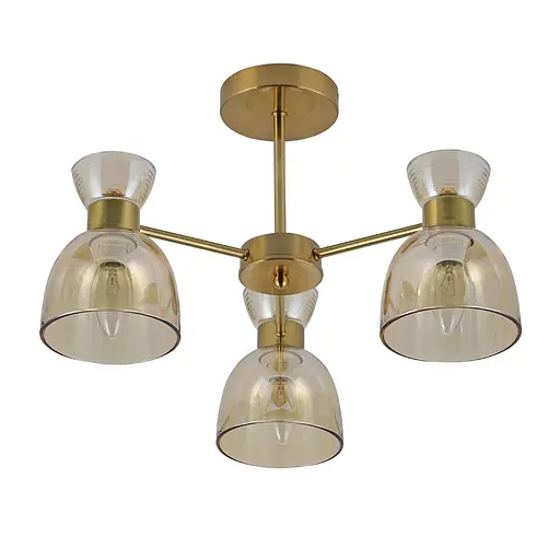 Люстра Ardero BL1230-2 MARSEILLE під лампу золото - фото 2