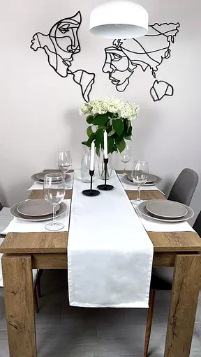 Комплект Дорожка водоотталкивающая Белый однотон 280х40 см 4 шт. - фото 9