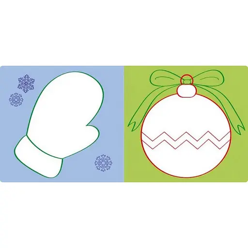 Розвиваюча книжка Наклейки-картинки "Новий рік" 668010, 8 сторінок - фото 2