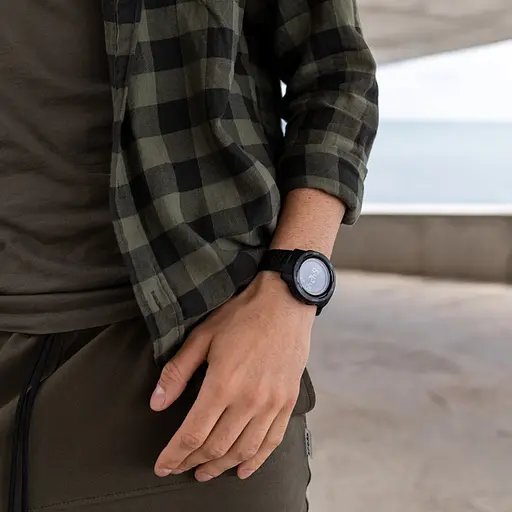 Годинник North Edge MARS Pro Black 5BAR - фото 17