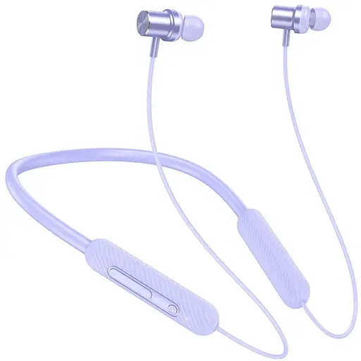 Навушники бездротові Hoco ES70 вакуумні фіолетовий