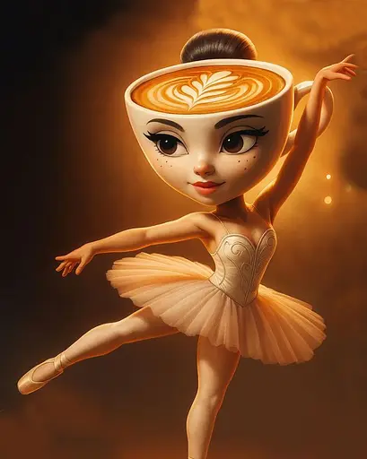 Картина за номерами 40*50 см "Балерина Капучина", IDEA2-005