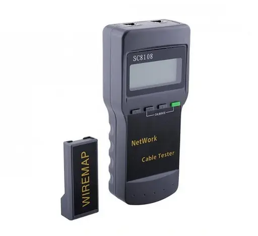 Кабельний тестер професійний Ewell SC8108, RJ-45 з пошуком обриву кабелю - фото 1