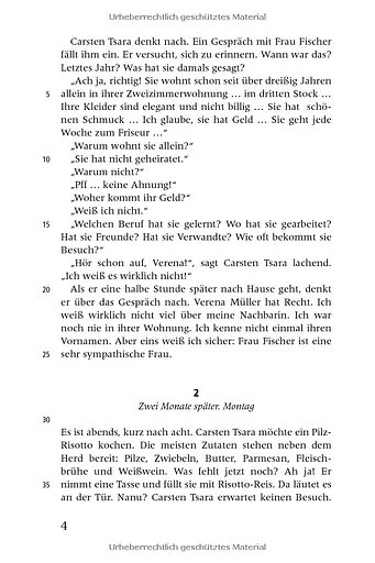 Die Angst und der Tod, Carsten Tsara macht sich Sorgen - Buch B1 - фото 4