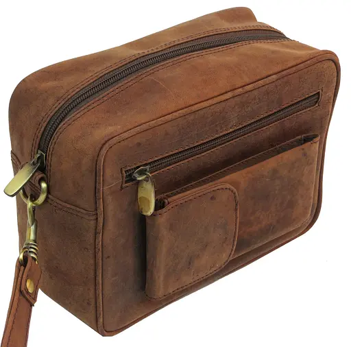 Кожаная сумка-барсетка Always Wild 21х15.5х10 см acs0018078 - фото 9