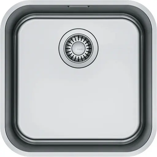 Кухонна мийка Franke Smart, нерж.сталь, квадрат, без крил, 399х399мм, чаша - 1, монтаж під стільницю, SRX 110-40, нерж полірів.