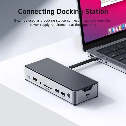 Кабель для передавання даних Hagibis USB4 Data Cable 40Gbps USB C to Type C 13 см (UCD4) - фото 3