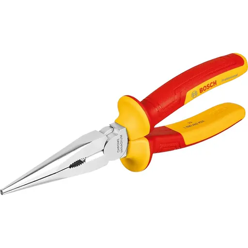 Плоскогубці з довгим носом прямі Bosch Professional VDE 200 мм (1.600.A02.NE3)