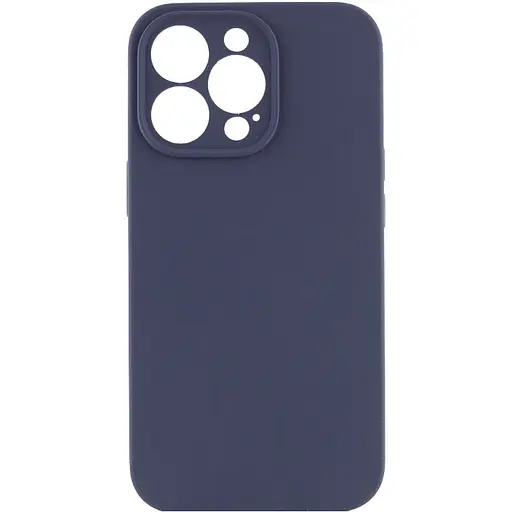 Чехол Epik Silicone Case Full Camera Protective AA NO LOGO для Apple iPhone 16 Pro Max 6.9 Темно-синий/Midnight blue