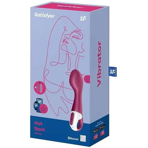Смарт-вибратор точки G Satisfyer Hot Spot с функцией подогрева - фото 3