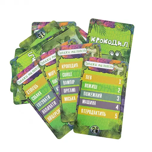 Развлекательная игра "Крокодил" 30557 (укр.) - фото 3
