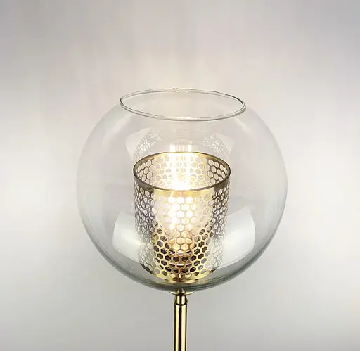 Дизайнерський настінний світильник у латунному каркасі Line F довжина 55 см Арт. W313 - фото 6