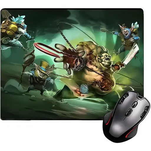 Игровая поверхность Nextprint Мипо и Пудж Meepo and Pudge Дота2 DOTA2 300 х 250 мм (23845) 