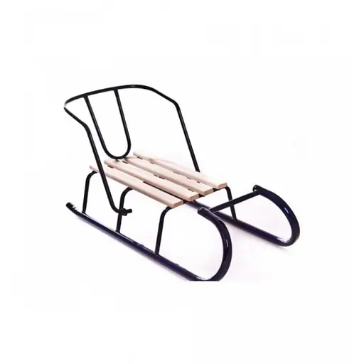 Санки детские с откидной спинкой, синие, АРТ. 4 СИН