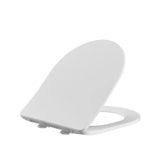 Сиденье для унитаза Mixxus Seat Cover Bevel-2005 425x363х30 мм, с микролифтом MI6732, Белый - фото 1