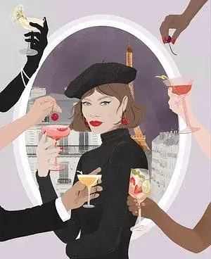 Cocktails in Paris. Fashionable drinks for all seasons