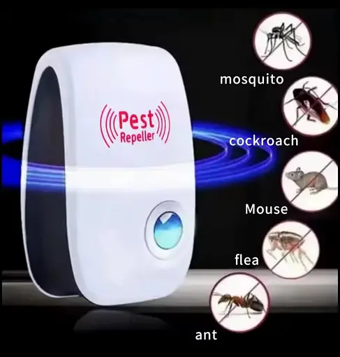 Ультразвуковий репелент для щурів, мишей, тарганів, шкідників, гризунів - фото 3