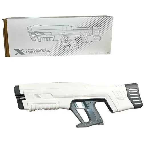 Водяний пістолет Electric Watergun на акумуляторі сірий, M2017
