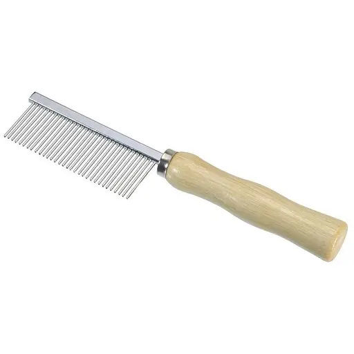 Гребінець Camon з 32 зубцями та дерев'яною ручкою