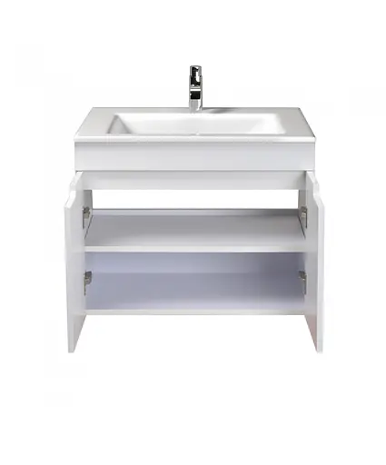 Тумба Мойдодир Смарт 70 з умивальником Amalfi 70 Білий - фото 5