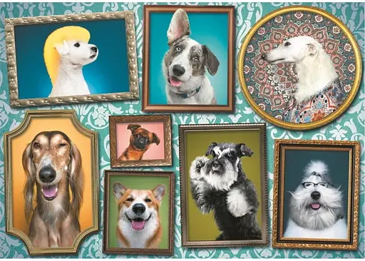Пазл Trefl Собачья галерея коллаж 1000 эл. (10686) - фото 2
