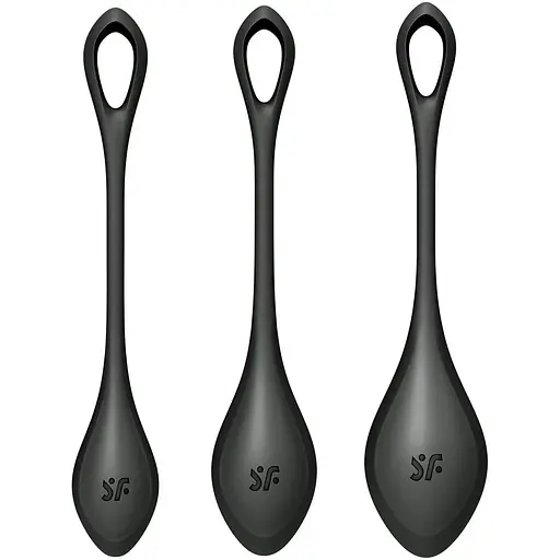 Набор йони бусин Satisfyer Yoni Power 2 Черный - фото 3