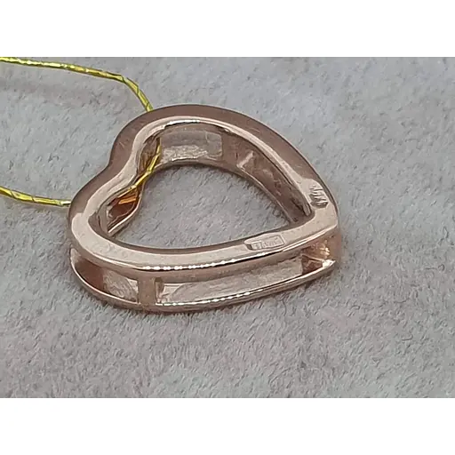 Золота підвіска Платон Серце. 1П122/00Б - фото 3