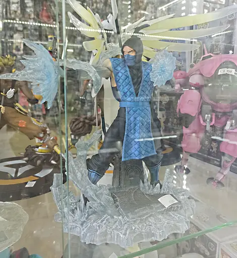 Диорама Mortal Kombat Саб-Зиро Mortal Kombat Gallery Sub-Zero 25,0 см WST MK006 - фото 5