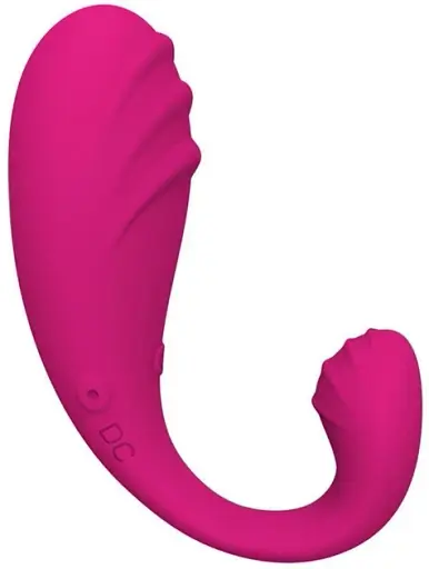 Вібратор для пари I’MCUM Vibe U-Shape зі смартпідключенням до телефону Рожевий (7970379617728)