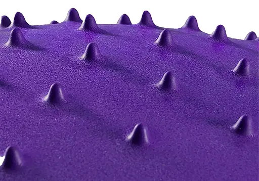 Мяч для фитнеса EasyFit 75 см фиолетовый (фитбол массажный) (EF-3016-V) - фото 2