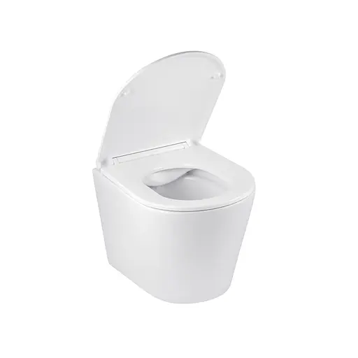 Комплект 4 в 1: Инсталляция Grohe Rapid SL 3 в 1 38772001 + Унитаз безободочный Kroner Armada WHI513636 RIMLESS с сиденьем Slim Duroplast / Soft-close / Quick relase (38772001KA513636) - фото 6