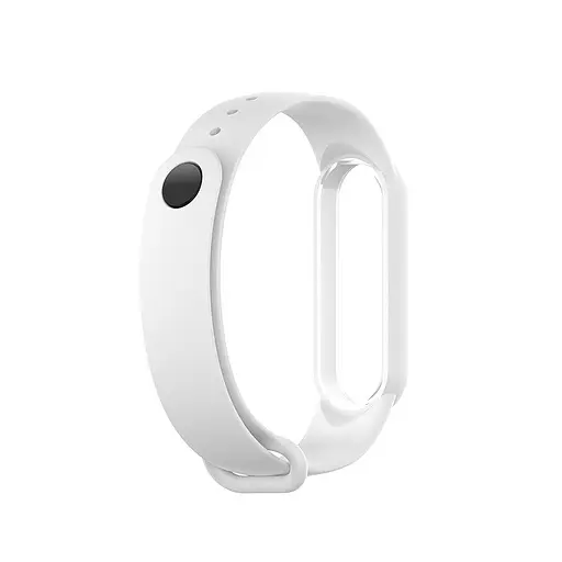Ремінець для фітнес-браслета Lemfo для Xiaomi Mi Band 5 і 6 білий - фото 4
