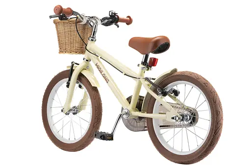 Miqilong Детский велосипед RM 16" бежевый - фото 6