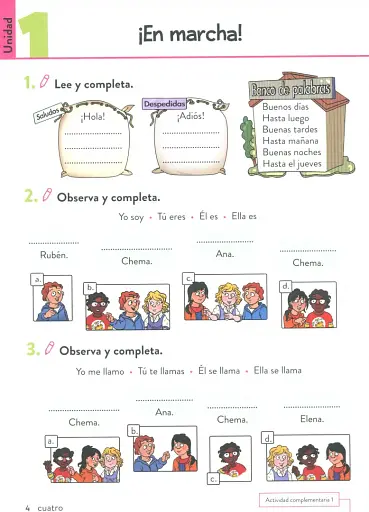 Colega vuelve 2. Pack alumno (Libro + Ejercicios + Láminas) - фото 10