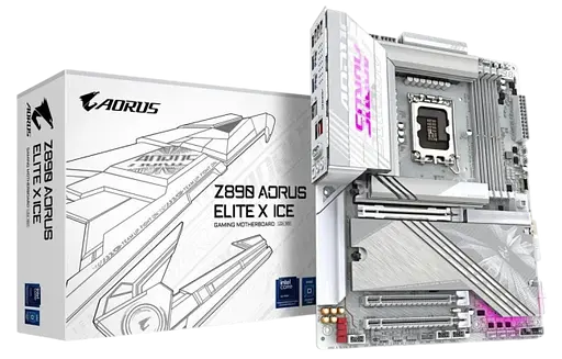 Материнська плата Gigabyte Z890 Aorus Elite X Ice LGA 1851 (Z890 A ELITE X ICE)