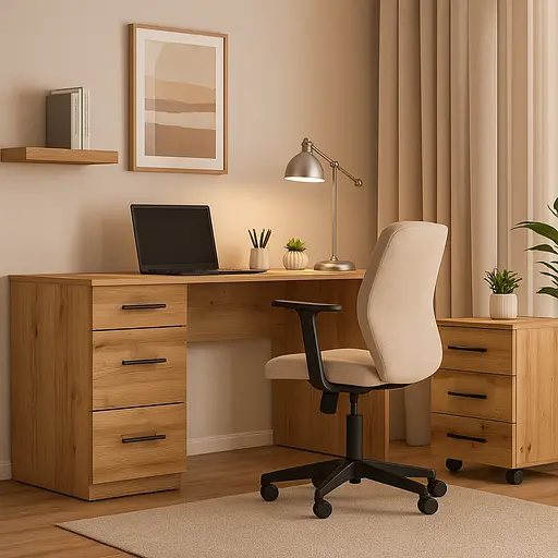 Тумба мобільна ОП-401 Orange-Line 406х423х584 Дуб Евок прибережний - фото 2